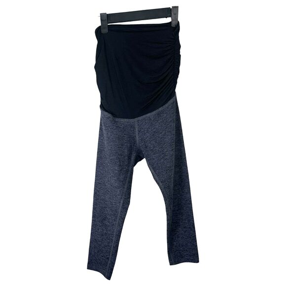 Beyond the Bump Beyond Yoga Grey Cropped Leggings Size XS - Picture 1 of 5